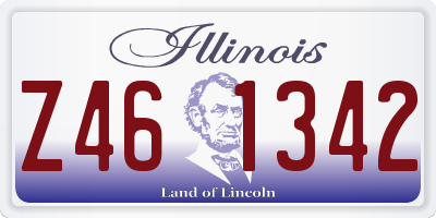 IL license plate Z461342