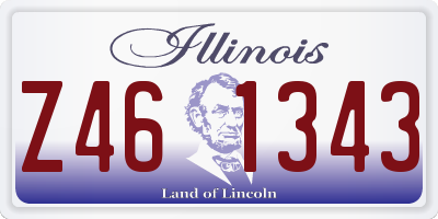 IL license plate Z461343