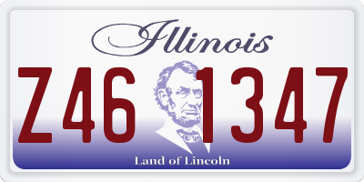IL license plate Z461347