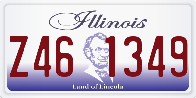 IL license plate Z461349
