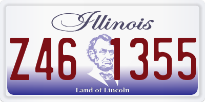IL license plate Z461355