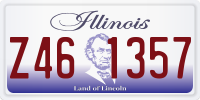 IL license plate Z461357