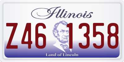 IL license plate Z461358