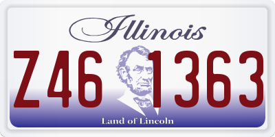 IL license plate Z461363