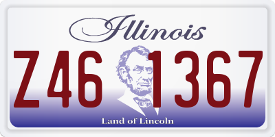 IL license plate Z461367