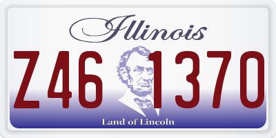 IL license plate Z461370
