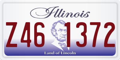 IL license plate Z461372
