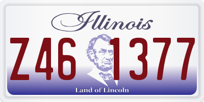 IL license plate Z461377