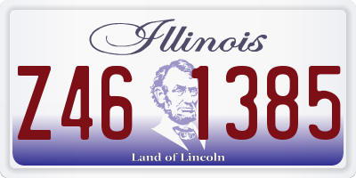 IL license plate Z461385