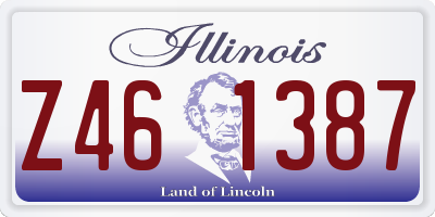 IL license plate Z461387