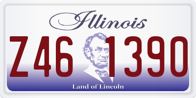 IL license plate Z461390