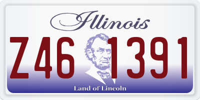 IL license plate Z461391