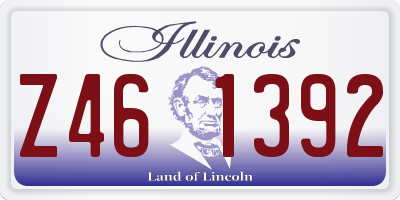IL license plate Z461392