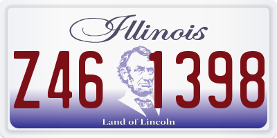 IL license plate Z461398