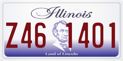 IL license plate Z461401