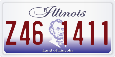 IL license plate Z461411
