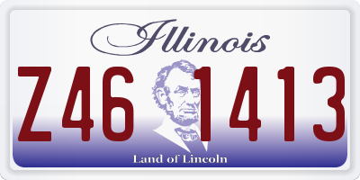 IL license plate Z461413