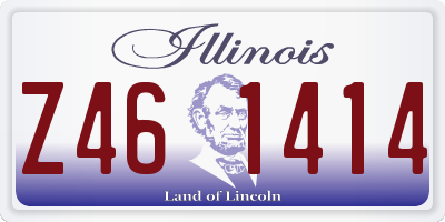 IL license plate Z461414