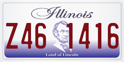 IL license plate Z461416