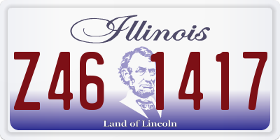 IL license plate Z461417