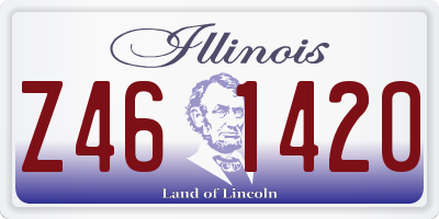 IL license plate Z461420
