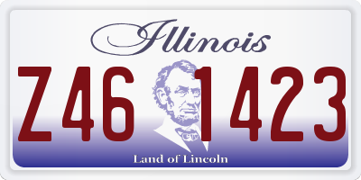 IL license plate Z461423