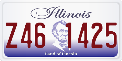 IL license plate Z461425