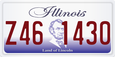 IL license plate Z461430