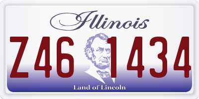 IL license plate Z461434