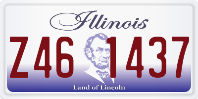 IL license plate Z461437