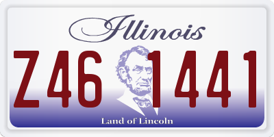 IL license plate Z461441