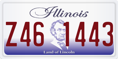 IL license plate Z461443