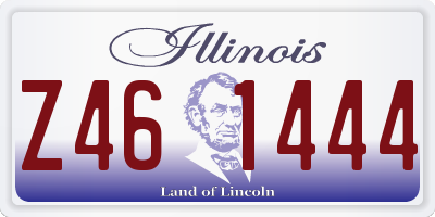 IL license plate Z461444