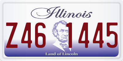 IL license plate Z461445