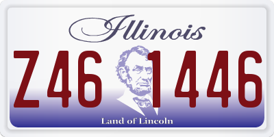 IL license plate Z461446
