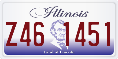 IL license plate Z461451