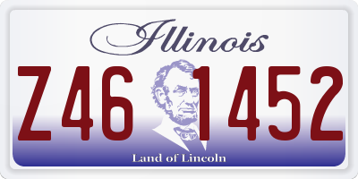 IL license plate Z461452