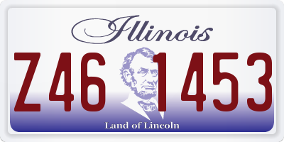 IL license plate Z461453