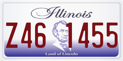 IL license plate Z461455