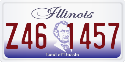 IL license plate Z461457