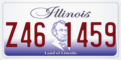 IL license plate Z461459