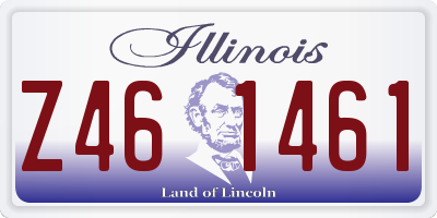 IL license plate Z461461