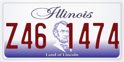 IL license plate Z461474
