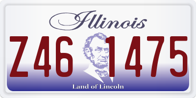 IL license plate Z461475
