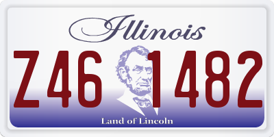 IL license plate Z461482