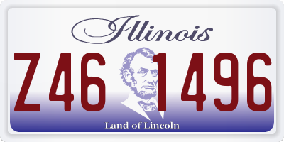 IL license plate Z461496
