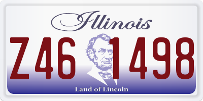 IL license plate Z461498