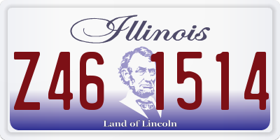 IL license plate Z461514
