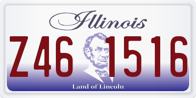 IL license plate Z461516
