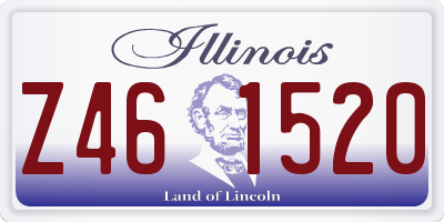 IL license plate Z461520